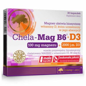 Olimp Labs Chela-Mag B6 + D3-vitamin kapszula - 30db