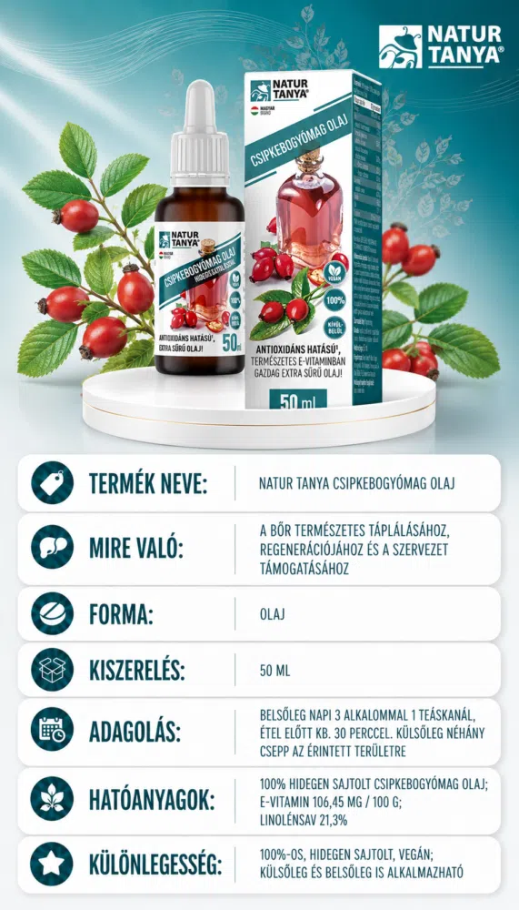 Natur Tanya Csipkebogyómag olaj