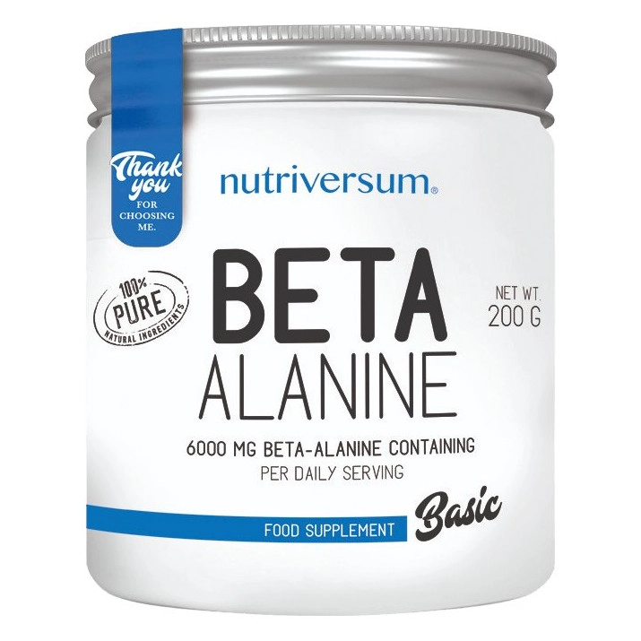 Nutriversum BASIC Béta-Alanin - 200g 1 Nutriversum BASIC Béta-Alanin - 200g
