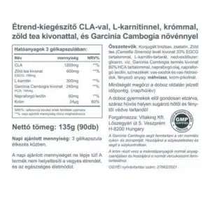 Vitaking Fat Burner gélkapszula - 90db 3 Vitaking Fat Burner gélkapszula - 90db - Image 2