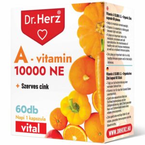Dr. Herz A-vitamin 10000NE + Szerves Cink kapszula - 60db