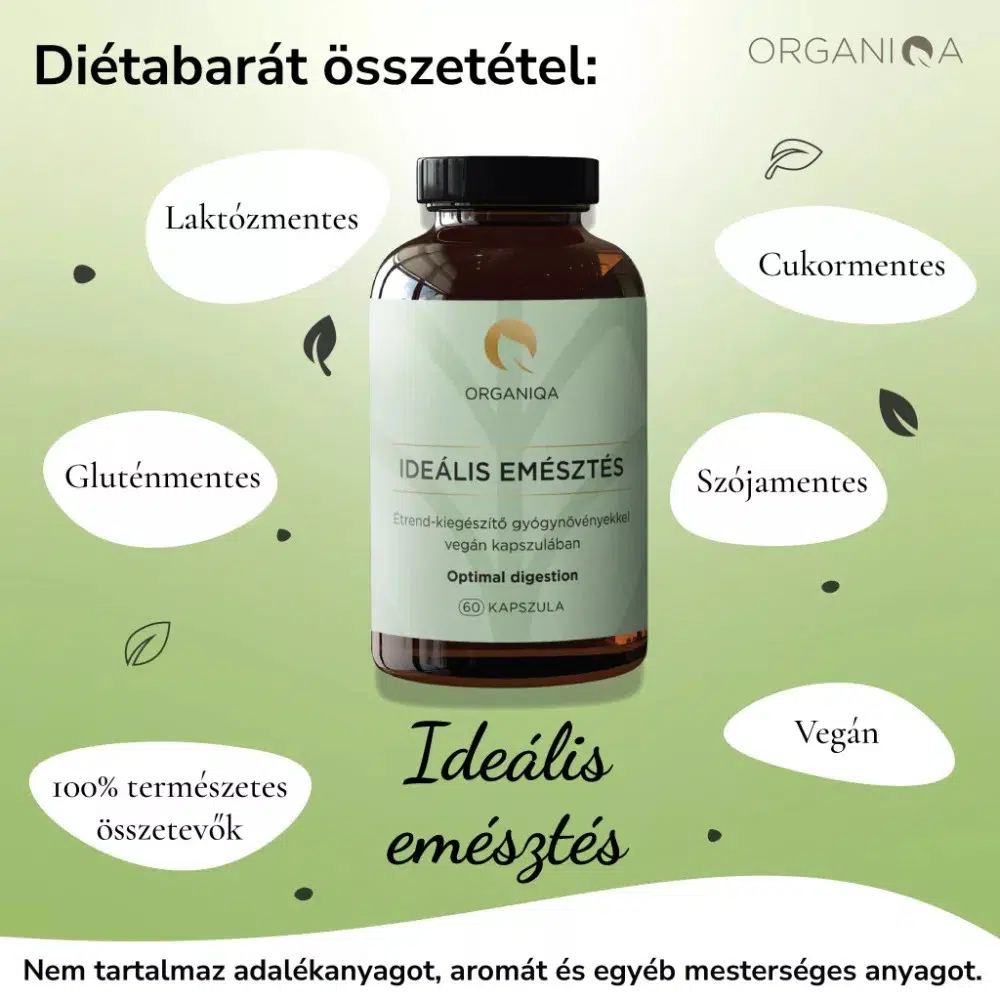 Organiqa Ideális Emésztés kapszula - 60db 3 Organiqa Ideális Emésztés kapszula - 60db - Image 3