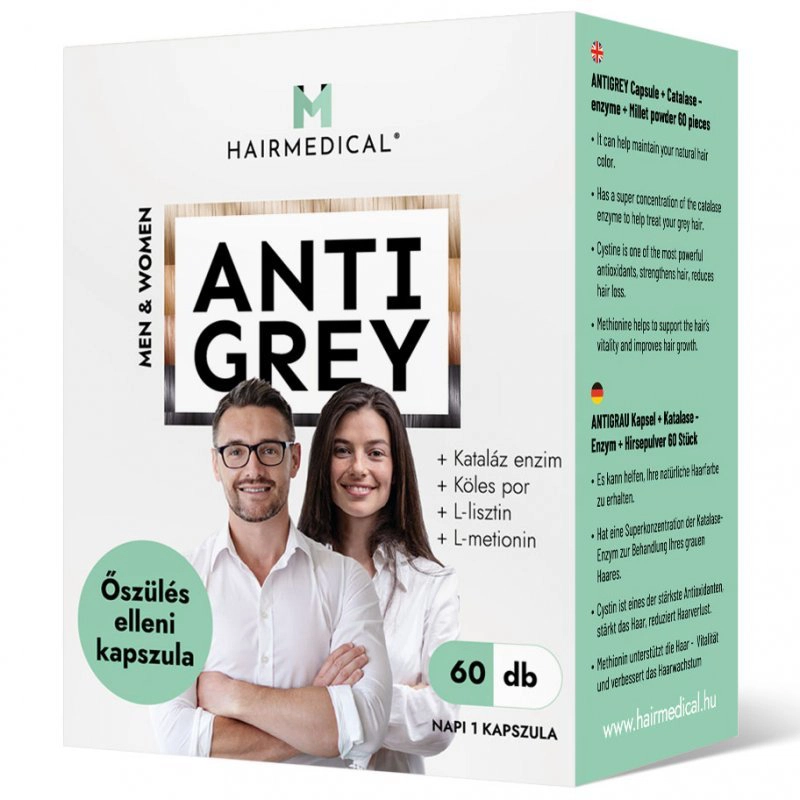 Hair Medical Anti Grey őszülés elleni kapszula - 60db 1 Hair Medical Anti Grey őszülés elleni kapszula - 60db
