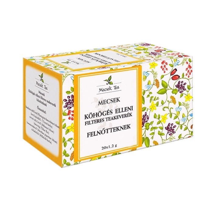 Mecsek Köhögés elleni filteres tea felnőtteknek - 20 filter 1 Mecsek Köhögés elleni filteres tea felnőtteknek - 20 filter