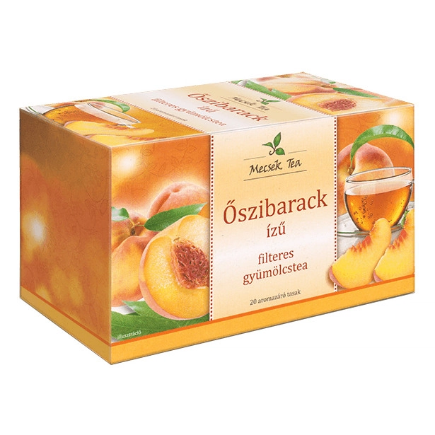 Mecsek Őszibarack ízű filteres tea - 20 filter 1 Mecsek Őszibarack ízű filteres tea - 20 filter