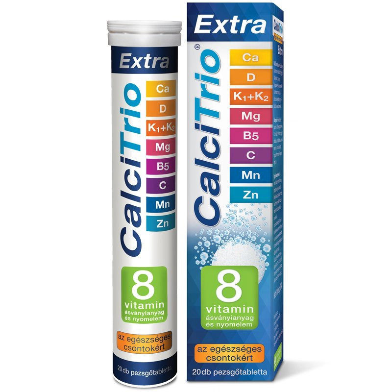 CalciTrio Extra pezsgőtabletta - 20db 1 CalciTrio Extra pezsgőtabletta - 20db