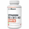 GymBeam D3+K1+K2 Forte kapszula - 120db