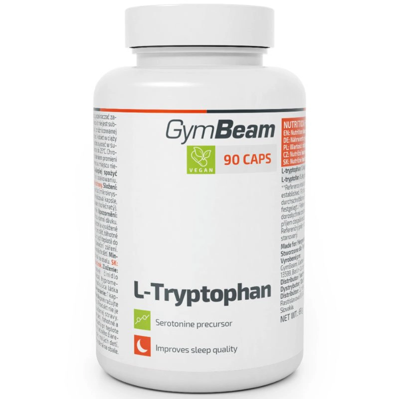GymBeam L-triptofán kapszula - 90db 1 GymBeam L-triptofán kapszula - 90db