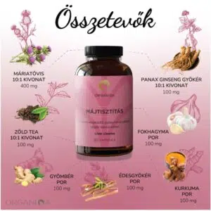 Organiqa Májtisztítás kapszula - 60db 4 Organiqa Májtisztítás kapszula - 60db - Image 2