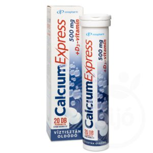 InnoPharm Kalcium EXPRESS + D3-vtamin pezsgőtabletta - 20db