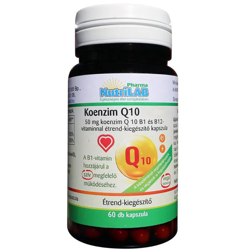 Nutrilab Koenzim Q10 kapszula - 60db 1 Nutrilab Koenzim Q10 kapszula - 60db