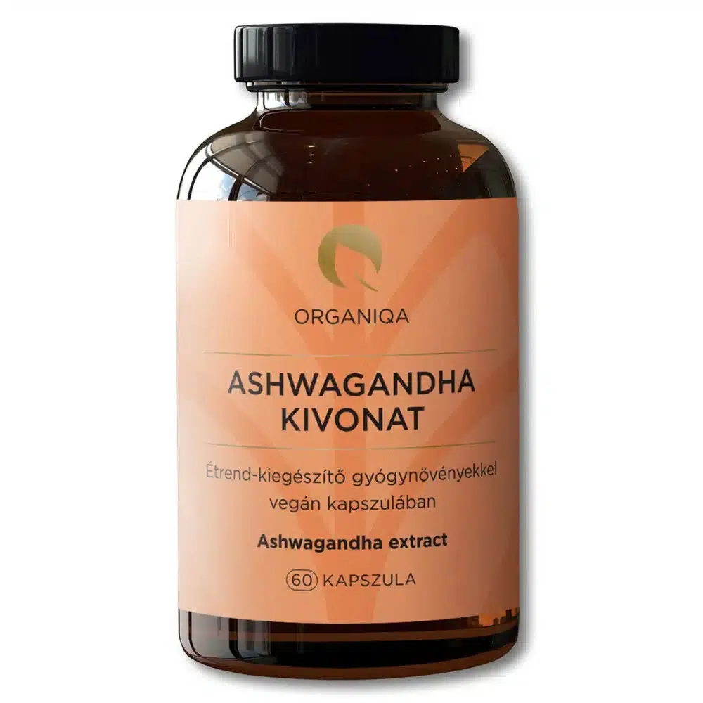 Organiqa Ashwagandha kivonat kapszula - 60db 1 Organiqa Ashwagandha kivonat kapszula - 60db