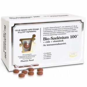 Pharma Nord Bio Szelénium 100 + Cink + vitaminok tabletta - 120db