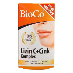BioCo Lizin C+Cink Komplex tabletta Megapack - 100db