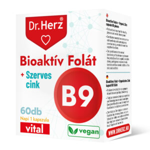 Dr. Herz Bioaktív Folát + Szerves Cink kapszula - 60db