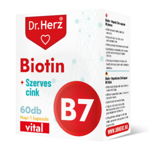 Dr. Herz Biotin + Szerves Cink kapszula - 60db