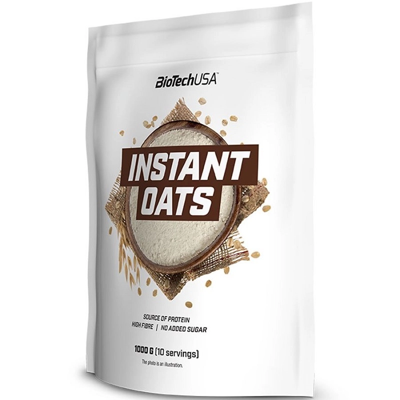 BioTech USA Instant Oats ízesítetlen - 1000g 1 BioTech USA Instant Oats ízesítetlen - 1000g
