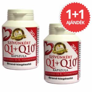 Celsus Szívünkért Q1+Q10+szelén+B1-vitamin kapszula 1+1 Akció - 2x30db