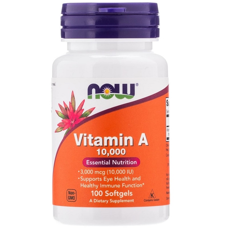 Now A-vitamin 10000IU lágyzselatin kapszula - 100db 1 Now A-vitamin 10000IU lágyzselatin kapszula - 100db