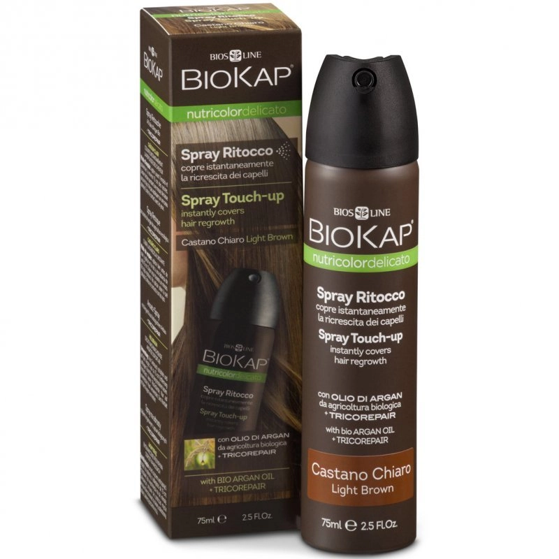 Biokap Nutricolor Hajtőszínező spray - világosbarna - 75ml 1 Biokap Nutricolor Hajtőszínező spray - világosbarna - 75ml