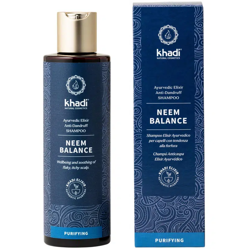 Khadi Neem Balance sampon ayurvédikus elixírrel - 200ml 1 Khadi Neem Balance sampon ayurvédikus elixírrel - 200ml
