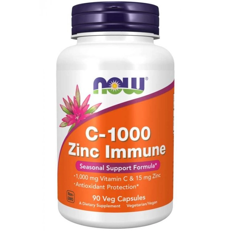 Now C-1000 Cink Immune kapszula - 90db 1 Now C-1000 Cink Immune kapszula - 90db