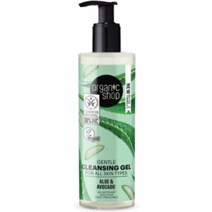 Organic Shop Gyengéd arctisztító gél aloe verával és avokádóval - 200ml