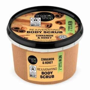 Organic Shop Megújító testradír fahéjjal és mézzel - 250ml