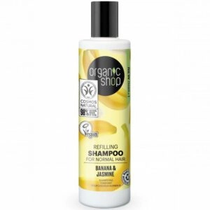 Organic Shop Tápláló sampon banánnal és jázminnal - 280ml
