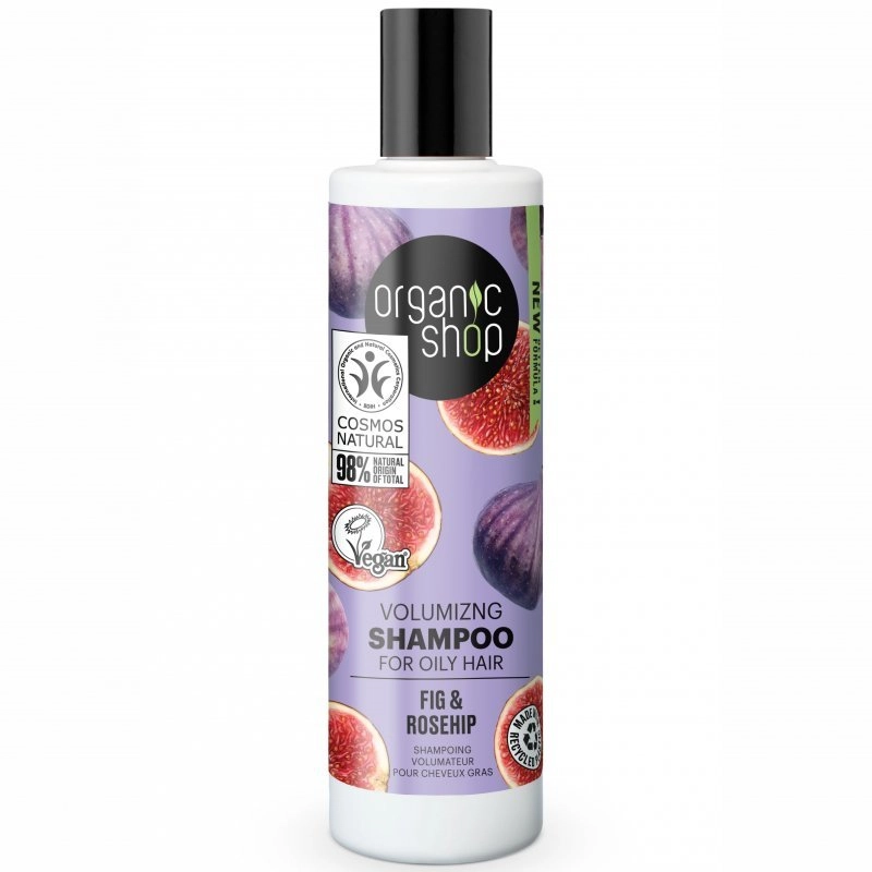 Organic Shop Volumennövelő sampon fügével és csipkebogyóval - 280ml 1 Organic Shop Volumennövelő sampon fügével és csipkebogyóval - 280ml