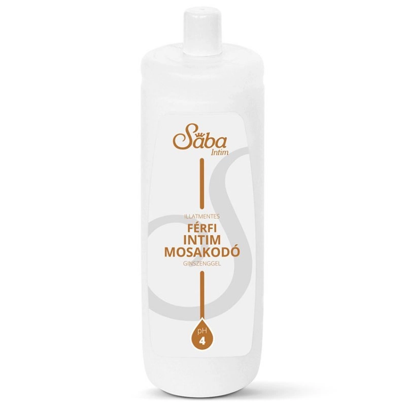 Sába Férfi intim mosakodó illatmentes - 1000ml 1 Sába Férfi intim mosakodó illatmentes - 1000ml