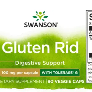 Swanson Gluten Rid Enzim kapszula - 90db 3 Swanson Gluten Rid Enzim kapszula - 90db - Image 2
