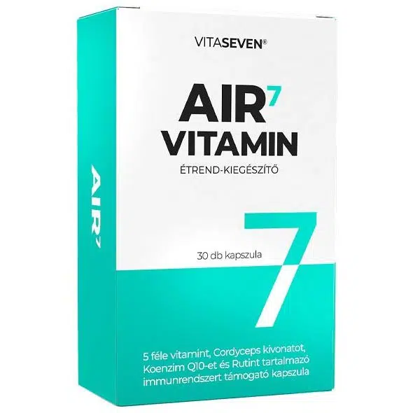 Air7 Vitamin kapszula - Minden lélegzet számít - 30db 1 Air7 Vitamin kapszula - Minden lélegzet számít - 30db