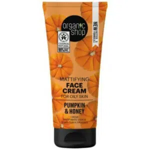 Organic Shop Mattító arckrém tökmagolajjal és mézzel - 50ml