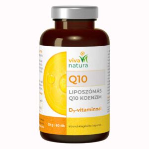 Viva Natura Liposzómás Q10 + D3-vitamin kapszula - 60db