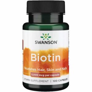 Swanson Biotin (B7-vitamin) kapszula - 100db