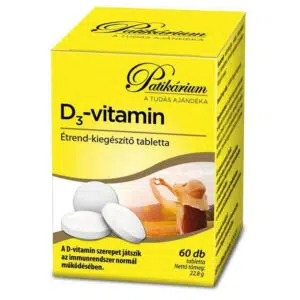 Patikárium D3-vitamin 2000NE tabletta - 60db