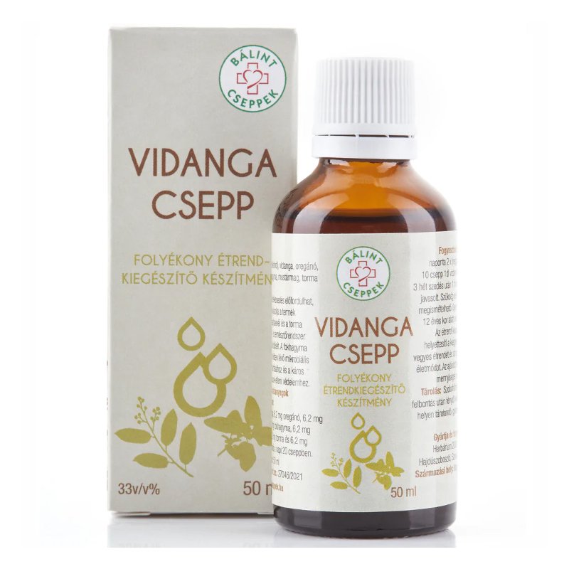 Bálint Cseppek Vidanga csepp - 50ml 1 Bálint Cseppek Vidanga csepp - 50ml