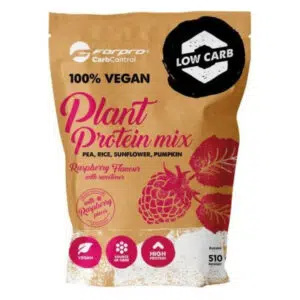 Forpro Low Carb 100% Vegan Plant Protein Mix málna - 510g