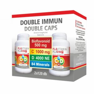 Flavin7 Double Immun C+D C-vitamin+D-vitamin kapszula - 2x120db