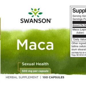 Swanson Maca 500mg kapszula - 100db 3 Swanson Maca 500mg kapszula - 100db - Image 2