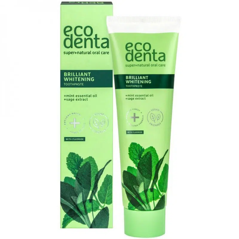 Ecodenta Ragyogást adó fehérítő fogkrém - 100ml 1 Ecodenta Ragyogást adó fehérítő fogkrém - 75ml