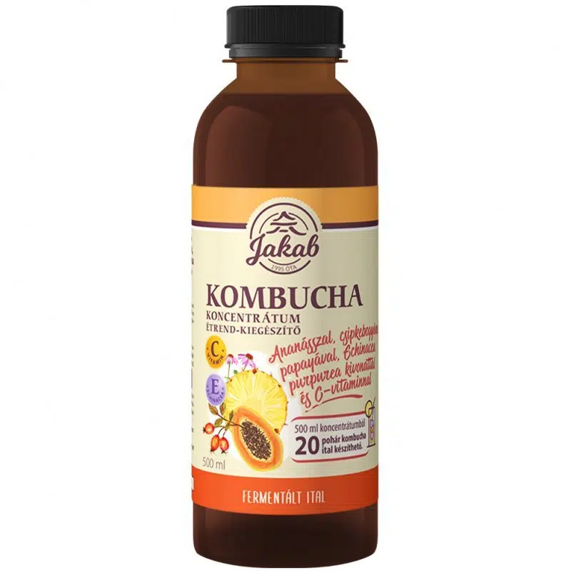 Viva Natura Kombucha koncentrátum Echinacea purpurea kivonattal és C-vitaminnal - 500ml 1 Viva Natura Kombucha koncentrátum Echinacea purpurea kivonattal és C-vitaminnal - 500ml