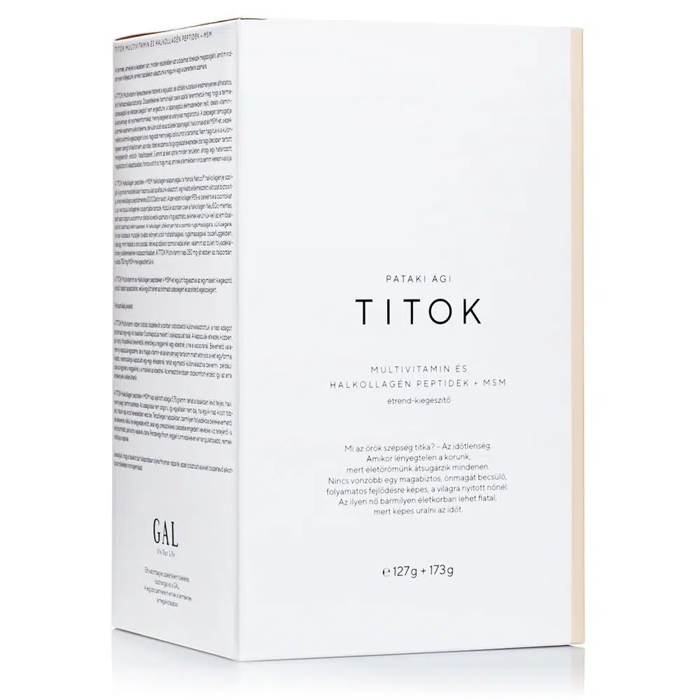 GAL TITOK Multivitamin és Halkollagén peptidek + MSM italpor - 127g+173g 1 GAL TITOK Multivitamin és Halkollagén peptidek + MSM italpor - 127g+173g