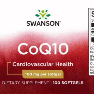 Swanson Q10 koenzim 100mg lágyzselatin kapszula - 100db 3 Swanson Q10 koenzim 100mg lágyzselatin kapszula - 100db - Image 2