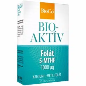 BioCo Bioaktív Folát 5-MTHF tabletta - 30db