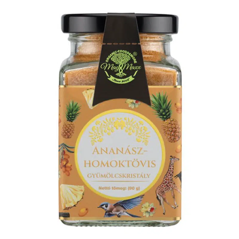 MagMaxx Ananász-Homoktövis Gyümölcskristály - 90db 1 MagMaxx Ananász-Homoktövis Gyümölcskristály - 90db