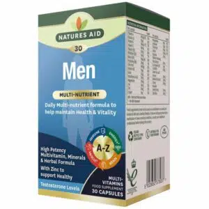 Natures Aid Men Multi-Nutrient Multivitamin férfiaknak kapszula - 30db