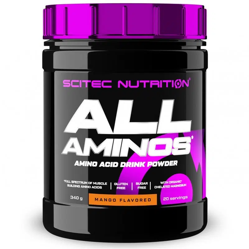 Scitec Nutrition All Aminos mangó ízű italpor - 340g 1 Scitec Nutrition All Aminos mangó ízű italpor - 340g