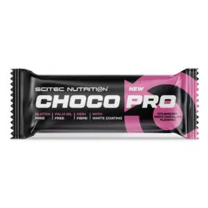 Scitec Nutrition Choco Pro eper-fehércsoki szelet - 50g